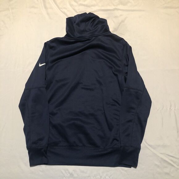 Nike New England Patriots Hoodie Mens Medium Blue DriFit NFL Football Pullover - Picture 2 of 9